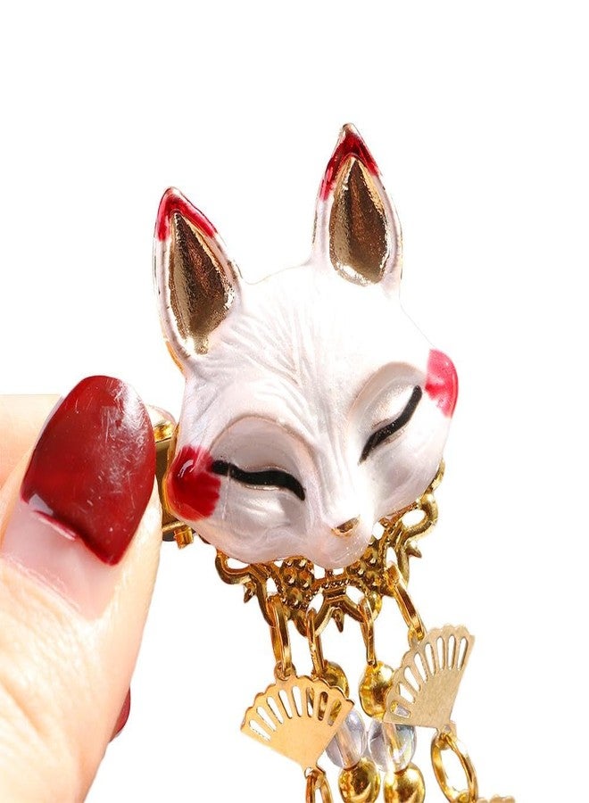 Kopida Japanese Animal Hair Pin Tassel Hairpin Jewelry Vintage Hair Clip Cosplay for Japan Kimono Chinese Hanfu Handwork Hair Accessories Cute Girl Daily Cos Props - Image 3