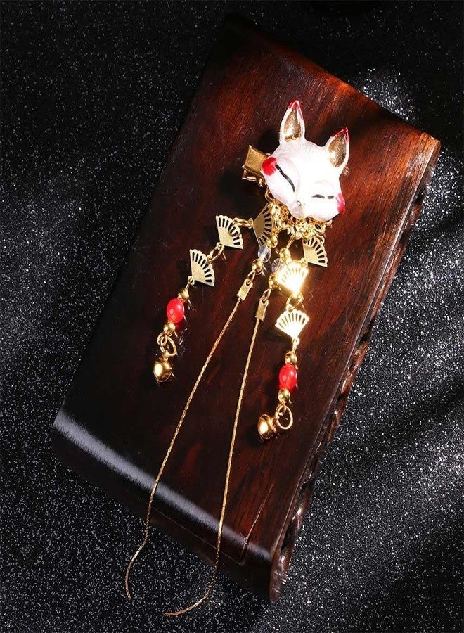 Kopida Japanese Animal Hair Pin Tassel Hairpin Jewelry Vintage Hair Clip Cosplay for Japan Kimono Chinese Hanfu Handwork Hair Accessories Cute Girl Daily Cos Props - Image 2
