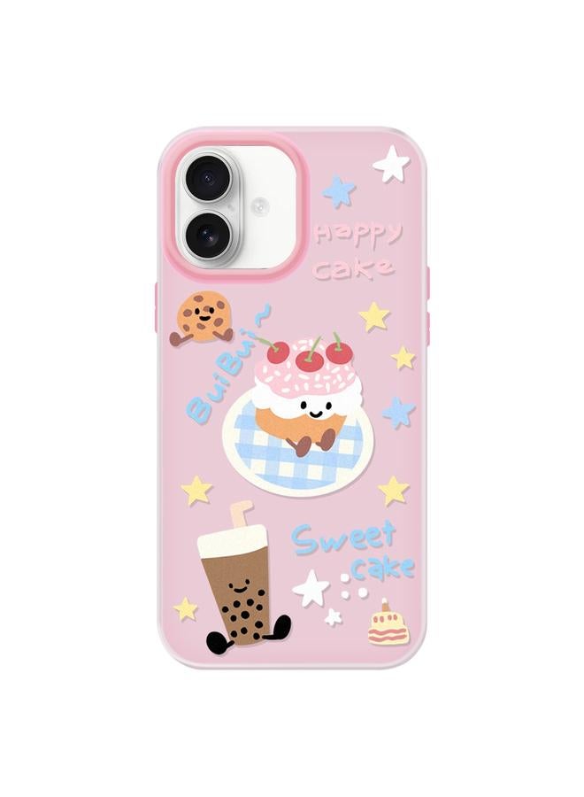 اس-توب جراب لهاتف iPhone 16 Plus مصنوع من مادة TPU الهلامية الملمس، جراب هجين من الكمبيوتر الشخصي - Image 1