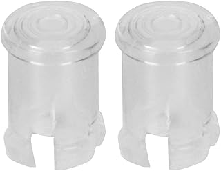 Hyuduo Hyuduo 100Pcs Nylon Led Holder Flat Head Light Emitting Diodes Transparent Lamp Bulb Cap Protective Cover 5mm  - Image 1