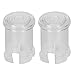 Hyuduo Hyuduo 100Pcs Nylon Led Holder Flat Head Light Emitting Diodes Transparent Lamp Bulb Cap Protective Cover 5mm  - Image 2