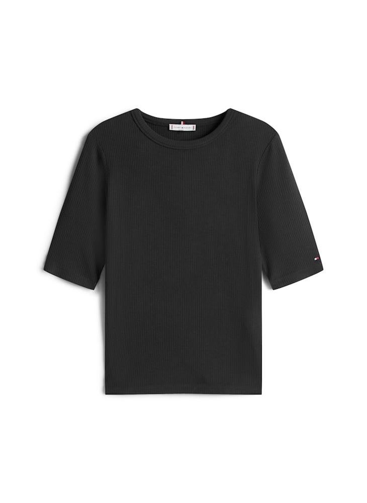 تومي هيلفيغر تيشيرت بياقة دائرية مزين بشعار العلامة التجارية - Image 5