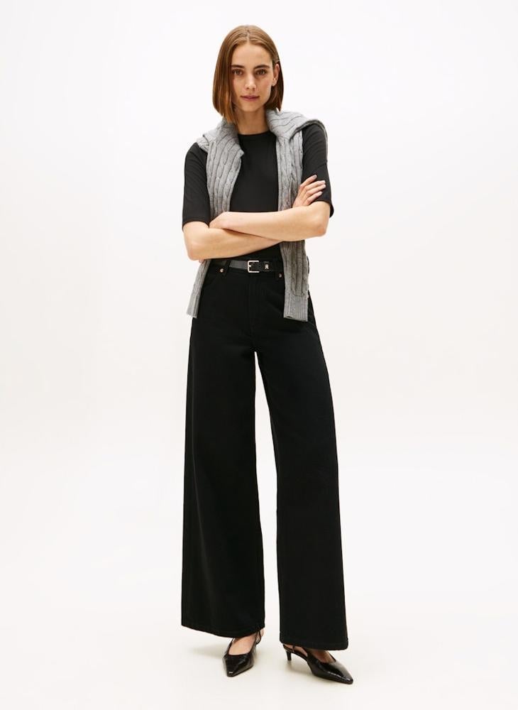 تومي هيلفيغر تيشيرت بياقة دائرية مزين بشعار العلامة التجارية - Image 4