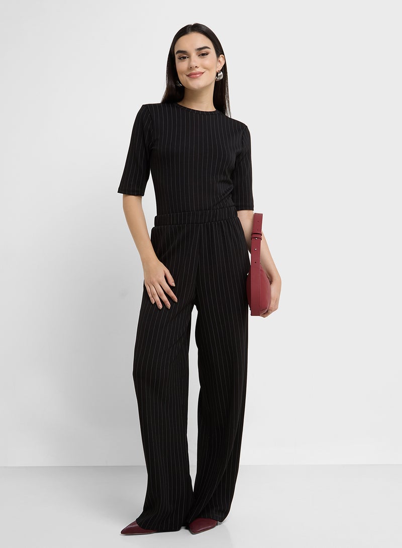 French Connection Regina Jersey Wide Leg Pants  - Image 4