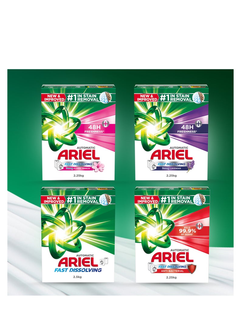 Ariel - Fast Dissolving Laundry Detergent Powder With Lavender 2.25kg - Image 1