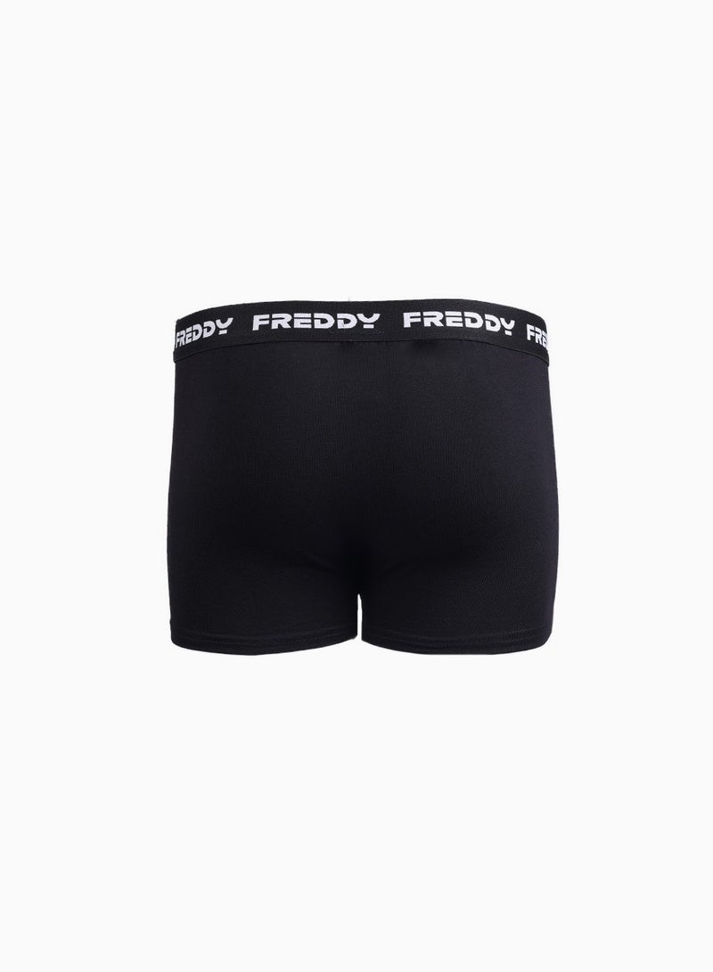 FREDDY Basic Allover Boxer - Black | Comfortable Cotton Men's Boxer - Image 3