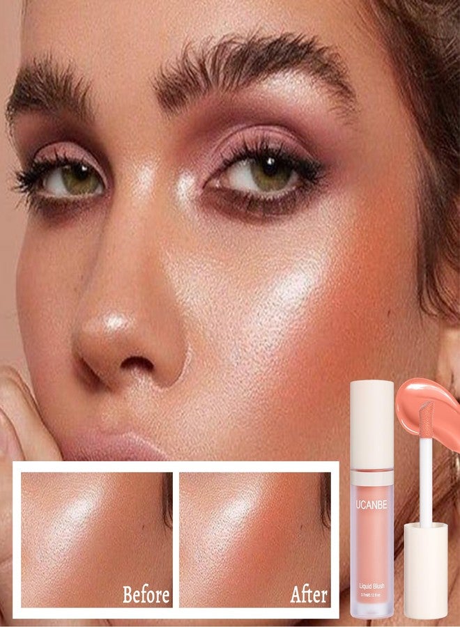 UCANBE Liquid Matte Blush Makeup for Cheeks, Highly Pigmented, Long Lasting, Anti-scratch, Natural-Looking, Daily Use Makeup Blush Suitable for Women Girls(03 Guava) - Image 3