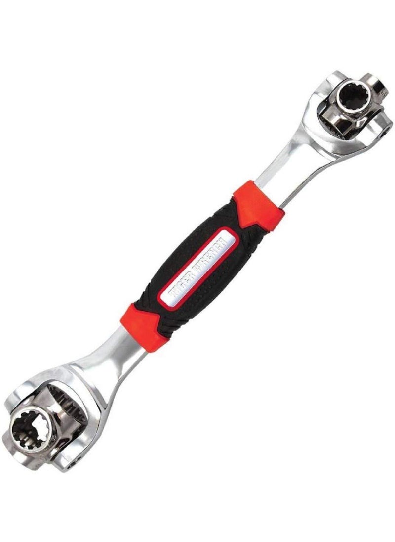APURK APURK 48 in 1 Multifunctional Universal Adjustable Socket Wrench Spanner Tool with 360 Degree Rotating Head Hand Tool Kit Set for Home Outdoor Bike and Car Repair Pack 1  - Image 1