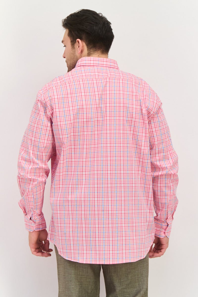 Tailorbyrd Men Regular Fit Long Sleeve Checkered Casual Shirt, Multicolor - Image 3