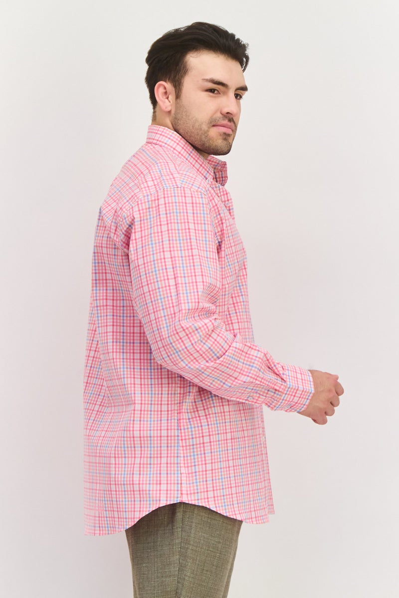 Tailorbyrd Men Regular Fit Long Sleeve Checkered Casual Shirt, Multicolor - Image 4