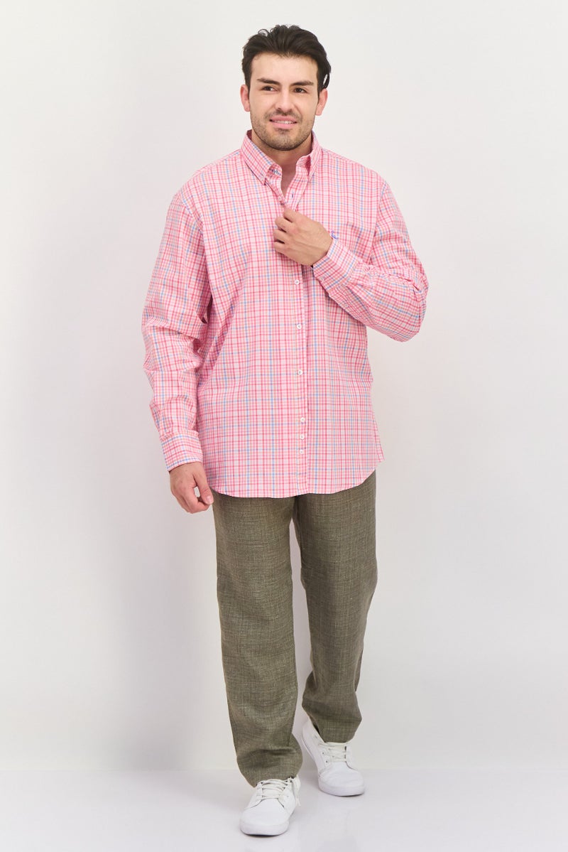 Tailorbyrd Men Regular Fit Long Sleeve Checkered Casual Shirt, Multicolor - Image 2