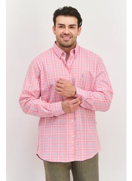 Men Regular Fit Long Sleeve Checkered Casual Shirt, Orange - pzsku/ZDC1636FBAA57F3D37FB1Z/45/_/1737642312/b1ad7f1a-2629-4ea8-a57a-45dd43a6942b