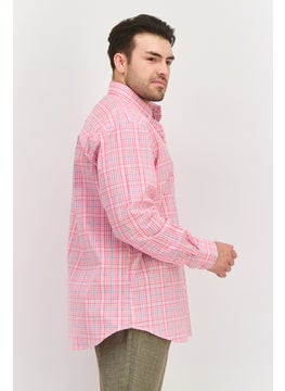 Men Regular Fit Long Sleeve Checkered Casual Shirt, Orange - pzsku/ZDC1636FBAA57F3D37FB1Z/45/_/1737642315/0cdd46d7-35fe-4032-87db-a4a7fada976b