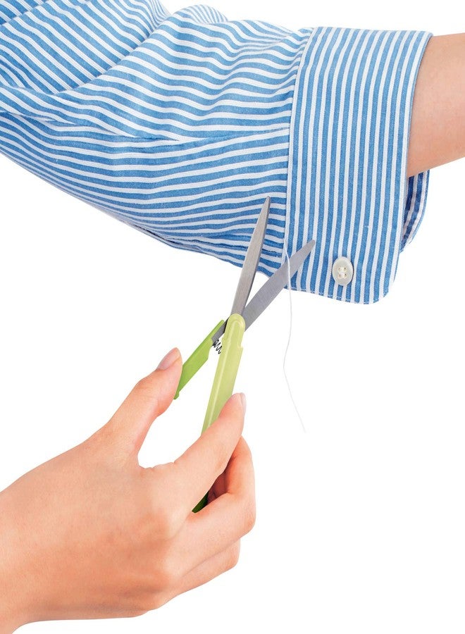 Plus Pen Style Non Stick Compact TSA Twiggy Scissors with Cover Green - Image 3