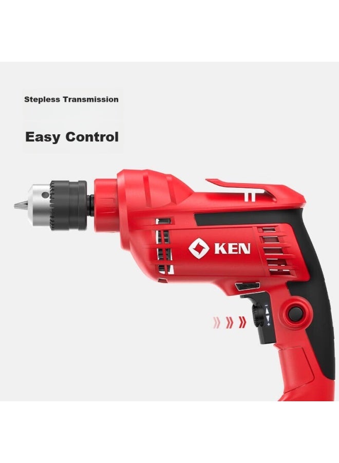 Ken High-power Cordless Drill With Metal, Wood, And Wall Drilling Function Electric Screwdriver 6520jer Iron Chuck Head - Image 2
