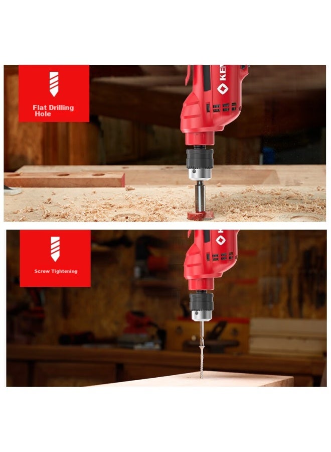 Ken High-power Cordless Drill With Metal, Wood, And Wall Drilling Function Electric Screwdriver 6520jer Iron Chuck Head - Image 3