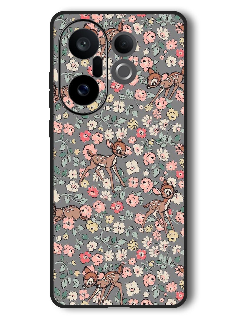 Theodor Case Compatible with Vivo X200 FE 6.31 Inch Protection Shockproof Bumper Cover Deer Pattern - Image 1