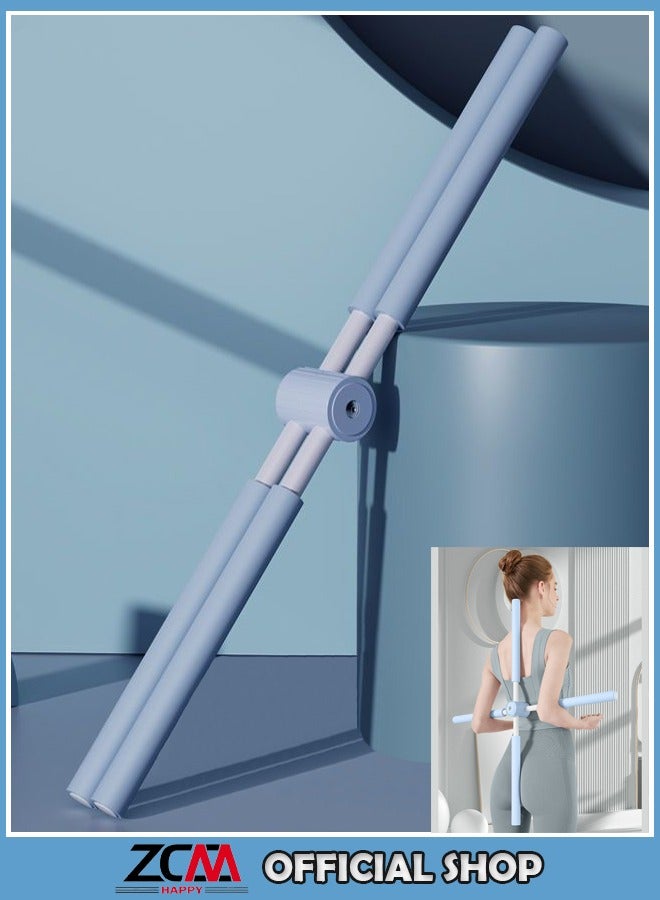 ZCM-HAPPY Back Straightener Posture Corrector, Yoga Sticks Stretching Tool for Posture, Humpback Correction Sticks Stretching Tool  - Image 1