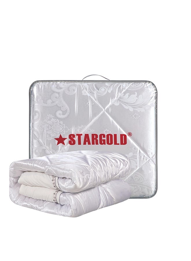 Stargold - Comforter Set Extra Soft Lace Jacquard Comforter King Size Microfiber Printed 8 Pieces Set - Image 1