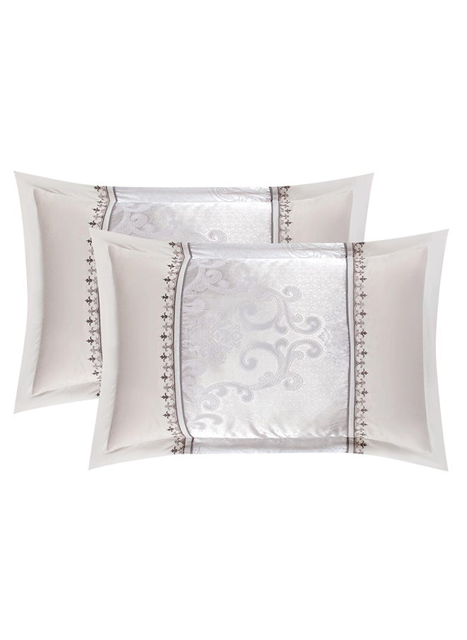Stargold - Comforter Set Extra Soft Lace Jacquard Comforter King Size Microfiber Printed 8 Pieces Set - Image 1