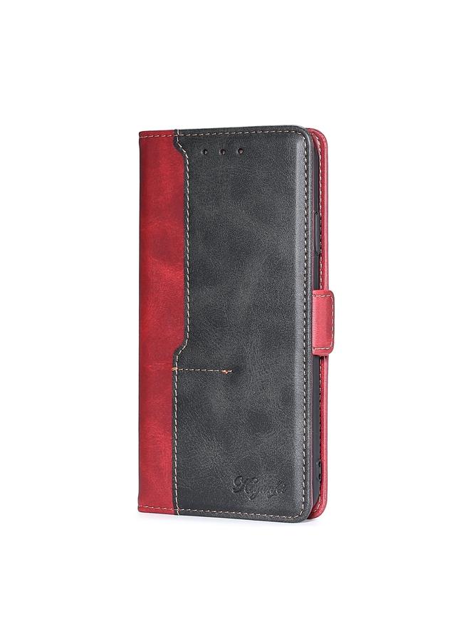 S-TOP Case For OPPO Reno10 Pro+ 5G Contrast Color Side Buckle Leather Phone Case - Image 2