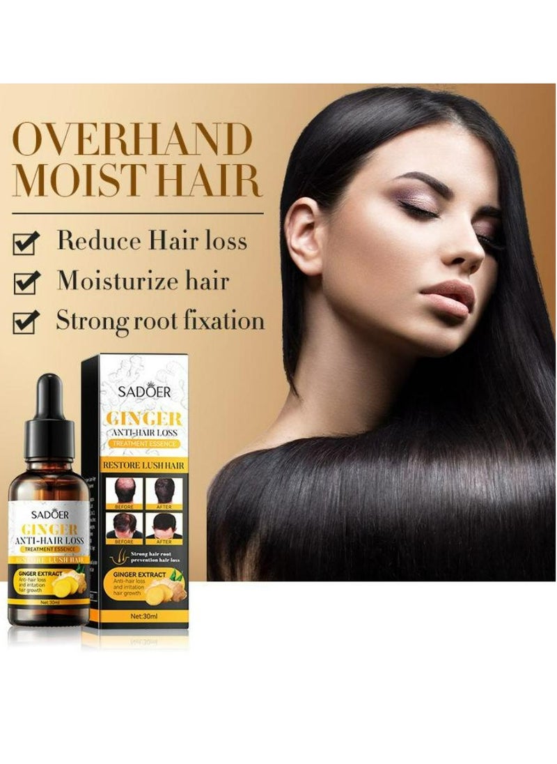 SADOER - Hair Growth Serum Ginger Essence Hair Care Oil 30 ML - Image 1