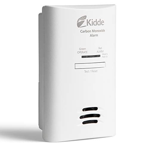 Kidde Carbon Monoxide Detector, Plug In Wall with AA Battery Backup, Test-Hush Button - Image 1