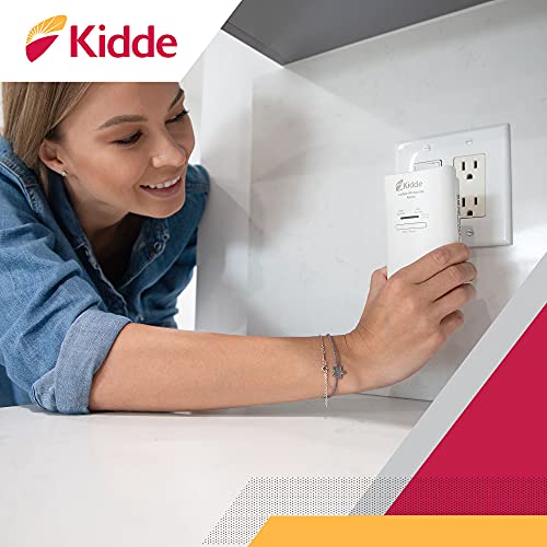 Kidde Carbon Monoxide Detector, Plug In Wall with AA Battery Backup, Test-Hush Button - Image 5