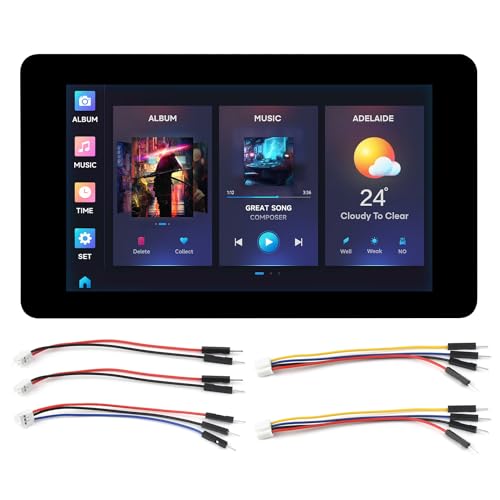 Waveshare ESP32-S3 7inch Capacitive Touch LCD Development Board, ESP32 with Display, 800×480, 5-Point Touch, Up to 240MHz Frequency, Supports WiFi & Bluetooth, with Onboard Antenna - Image 1