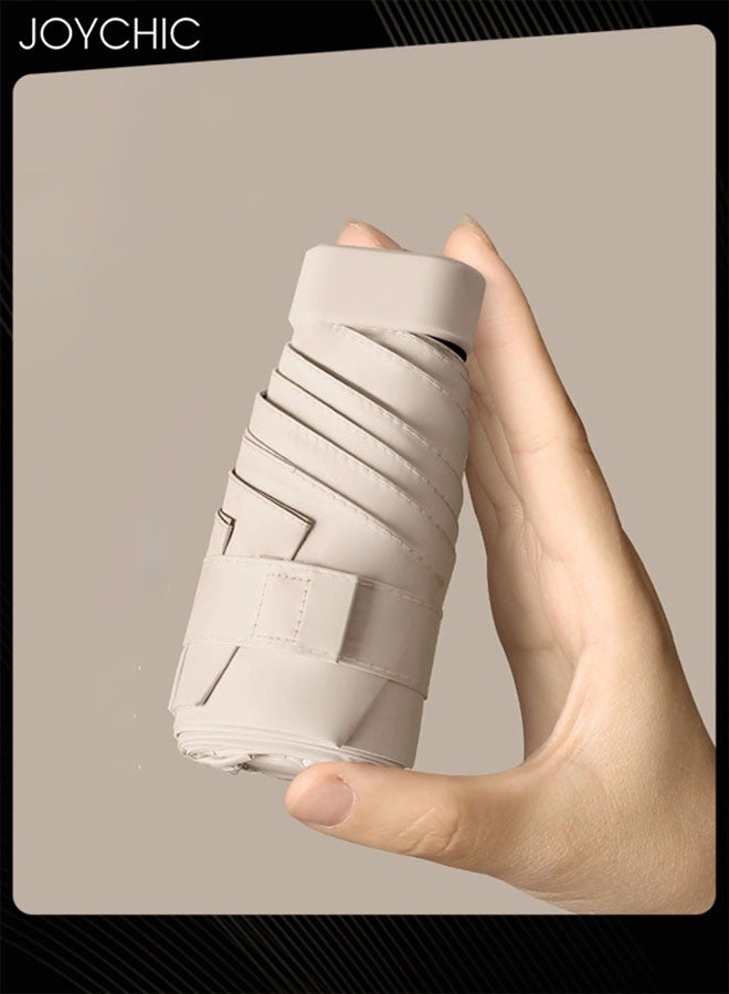 Joychic مظلة صغيرة مضادة للأشعة فوق البنفسجية للنساء والرجال للاستخدام المزدوج لأيام الشمس والمطر، مظلة قابلة للطي - Image 4