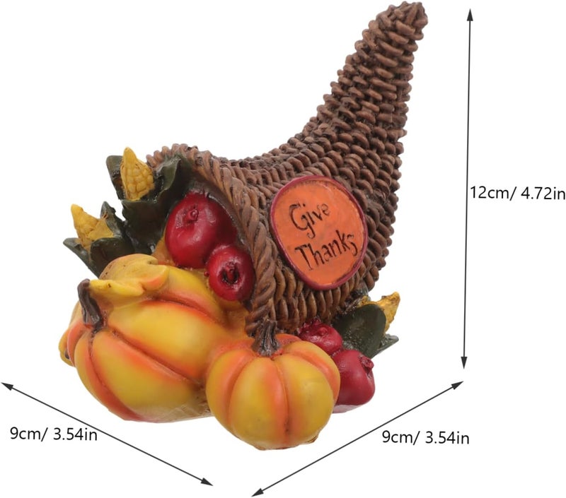 Kichvoe Harvest Festival Decor Handmade Faux Pumpkin Fruit in Basket for Thanksgiving Table Centerpiece Versatile Adornment for Home and Outdoor Celebrations - Image 2
