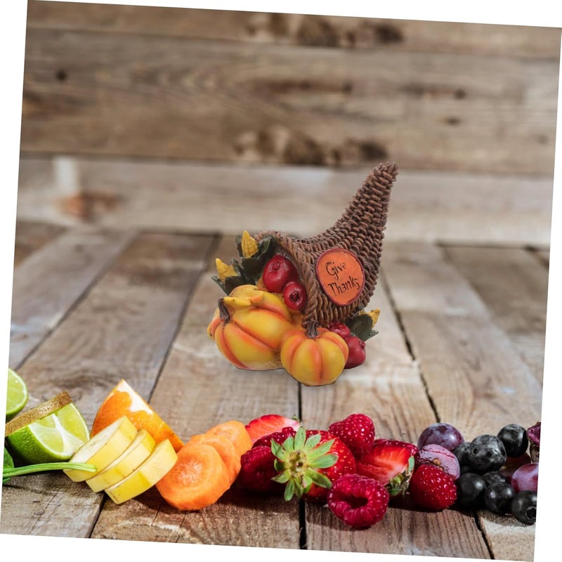 Kichvoe Harvest Festival Decor Handmade Faux Pumpkin Fruit in Basket for Thanksgiving Table Centerpiece Versatile Adornment for Home and Outdoor Celebrations - Image 3