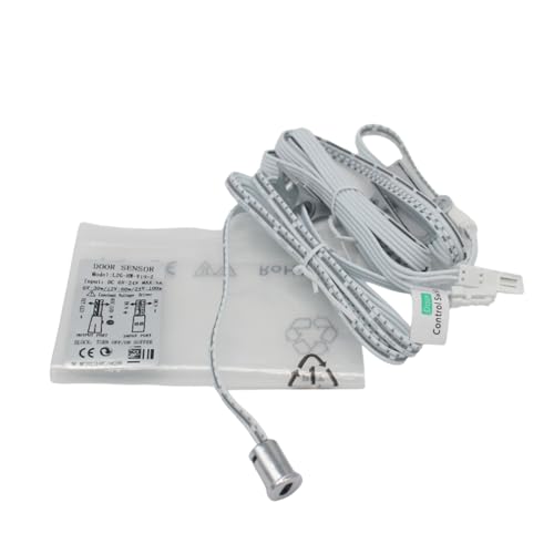 Quick Sense QS-WR11 Wardrobe Sensor | 12V-24V DC | Automatic Door-Activated Lighting | Single-Door Cabinet Light Switch | 120° Detection | 60W/120W Load Support - Image 4