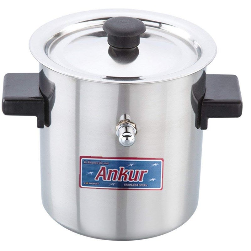 Expresso Ankur Stainless Steel Milk Boiler Induction Friendly Pot 15 L Silver