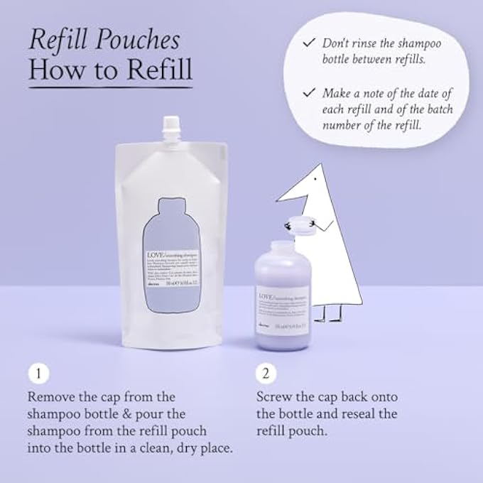 Davines LOVE SMOOTHING SHAMPOO REFILL - Image 3