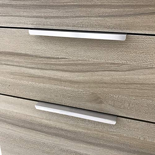 Jetland Cabinets Drawers Edge Pulls - 8-Pack, 6" Overall Length, Brushed Nickel, Concealed Tab Pulls for Kitchen Garage Cabinet Drawers, PW5018BS150L - Image 4