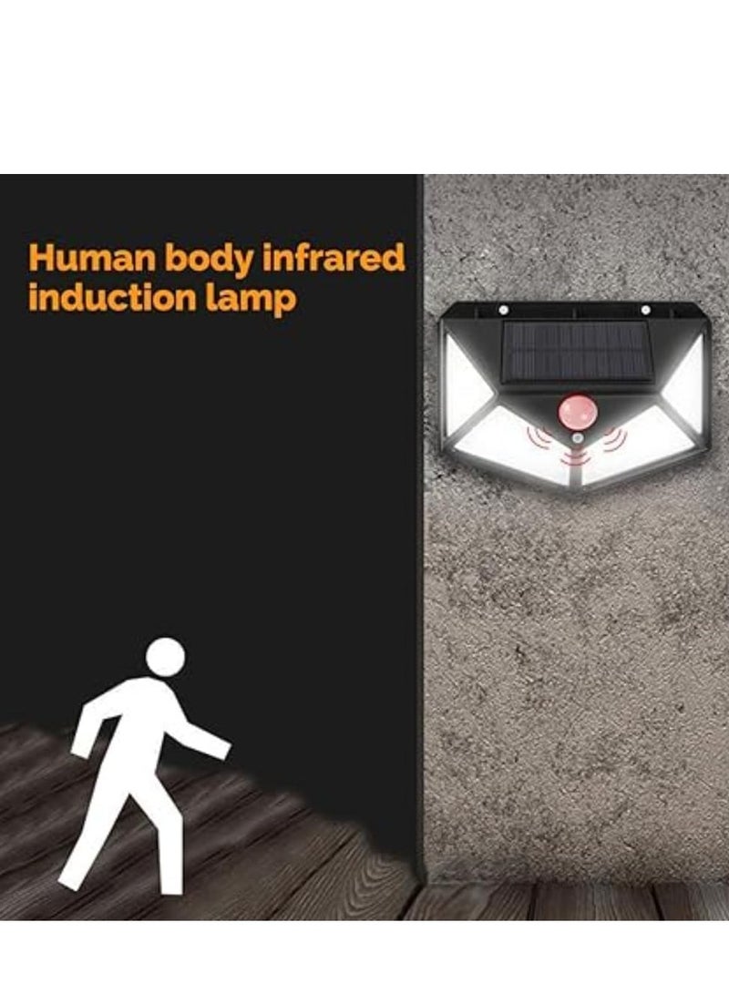 ELTRAZONE New Solar Interaction Wall Lamp – Outdoor Solar Lights with 100 LED, Waterproof, Wall Mounted for Wide Coverage (12.7 x 10.16 x 5.08 cm) | Energy Efficient, Durable, Perfect for Garden, Patio, Pathway, and Security Lighting  - Image 2