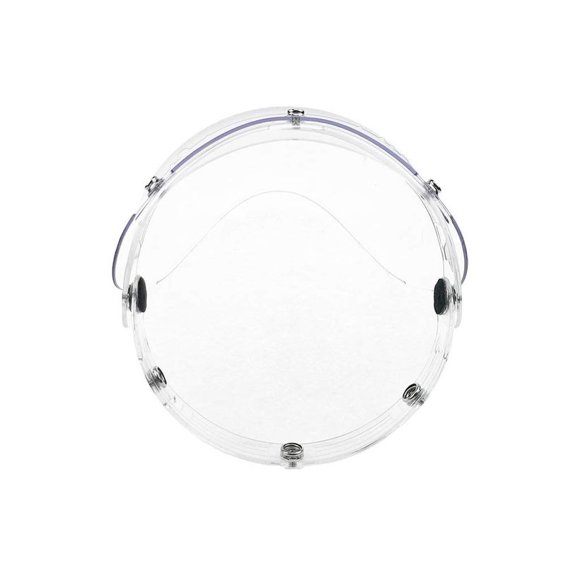 WANCAR Retro Motorcycle Bubble Visor Wind Shield Lens Universal For Standard 3-Snap Open Face Helmets(Clear) - Image 5