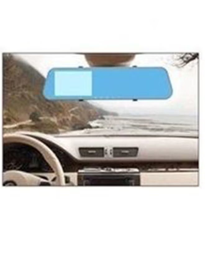 A ZONE Mirror Dash Cam Night Vision, 1080P Full Touch Screen Front and Rear View Backup Camera for Cars, Loop Recording Streaming Media 170° Wide Angle Parking Assistance with 10 Meters Cable. - Image 3