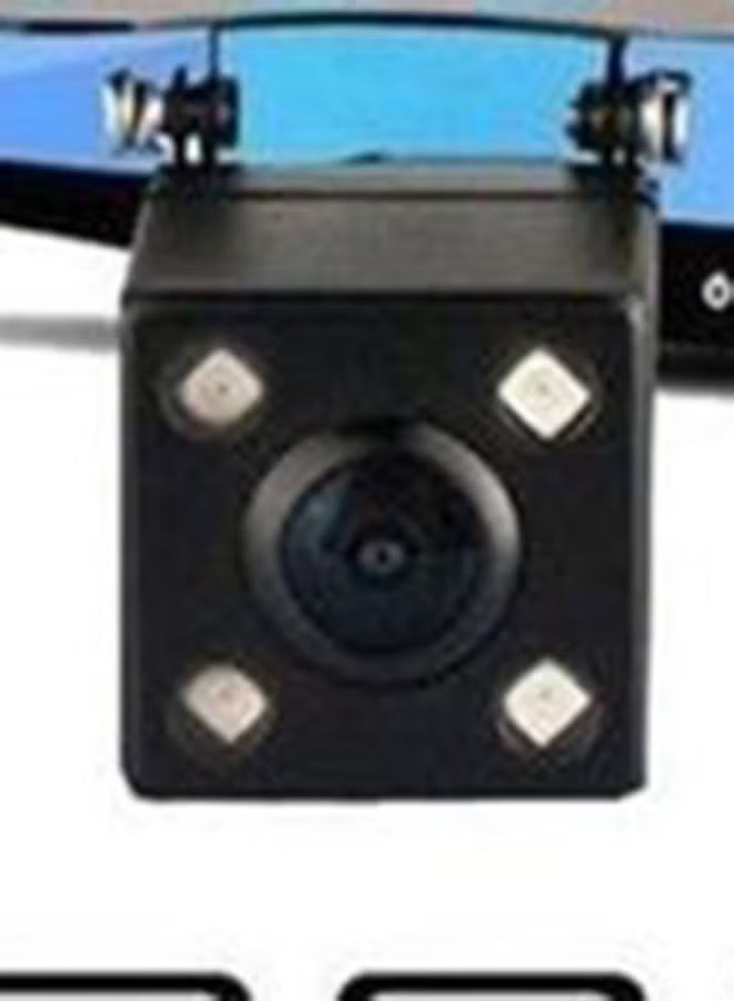 A ZONE Mirror Dash Cam Night Vision, 1080P Full Touch Screen Front and Rear View Backup Camera for Cars, Loop Recording Streaming Media 170° Wide Angle Parking Assistance with 10 Meters Cable. - Image 4