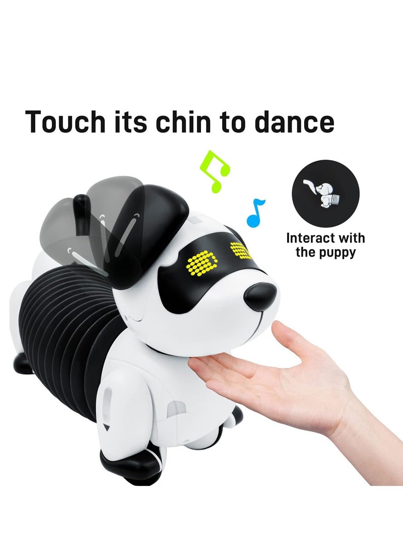 KASTWAVE Robot Dog Remote Control Dachshund Dog Toy RC Interactive Smart Robotic Puppy Walking, Dancing, Following, Singing Programmable Electronic Pets with Sound, Gift for Boys Girls Above 3  - Image 3