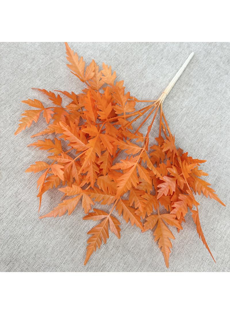 Plastic fern leaf simulation leaf small handle fern leaf flower material vase flower arrangement hotel decoration - Image 3