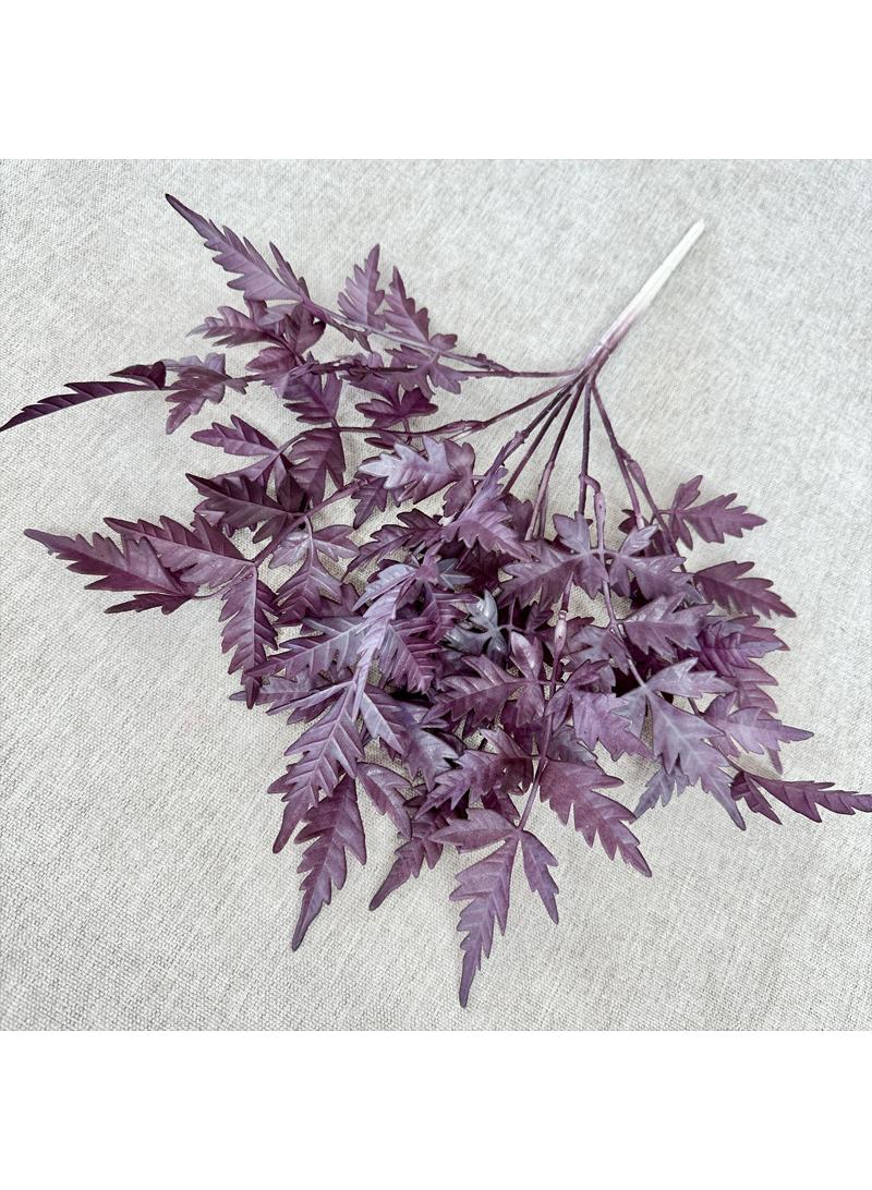 Plastic fern leaf simulation leaf small handle fern leaf flower material vase flower arrangement hotel decoration - Image 5