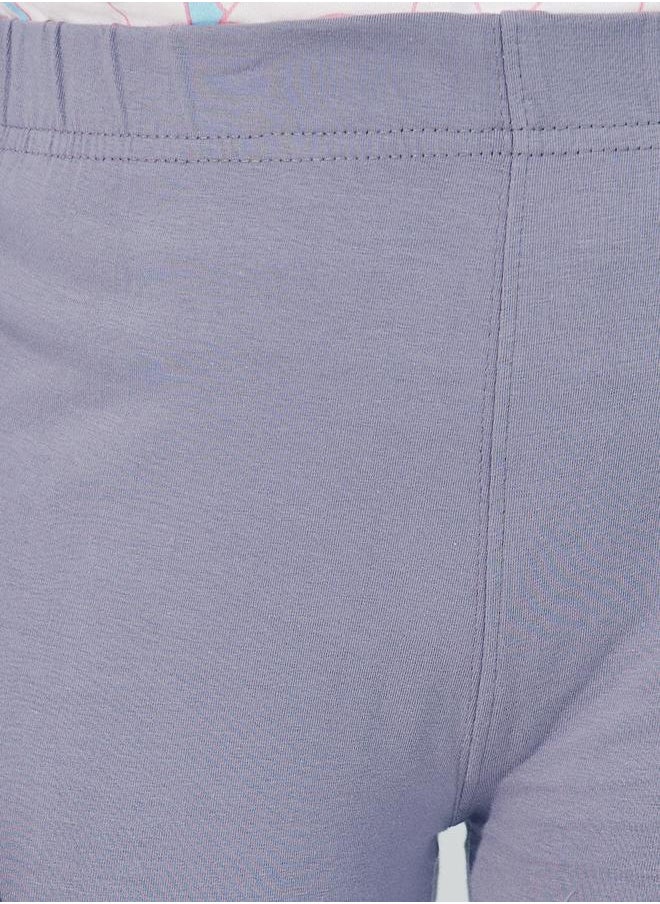 Styli Solid High Rise Flared Leggings  - Image 3
