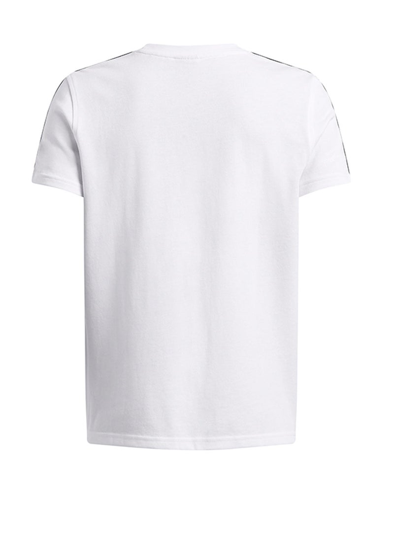 UNDER ARMOUR Boys' UA Sportstyle Taped Short Sleeve T-shirt  - Image 2