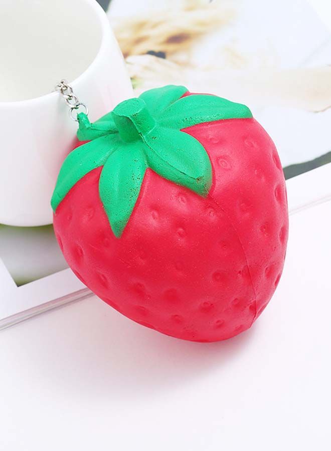 NIBEMINENT Stylish Leather Key Ring Red/Green - Image 3