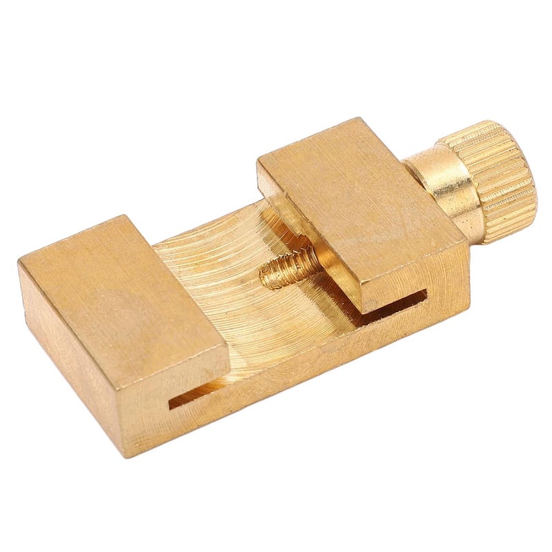 2Pcs Brass Scribe Ruler Limit Block Industrial Marking Tools Construction - Image 4