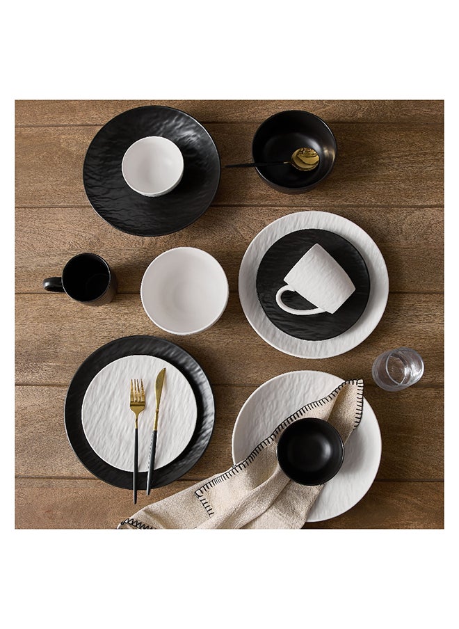 Home Box Ripple New Bone China Dinner Plate 26.8 x 3 x 26.8 cm  - Image 4
