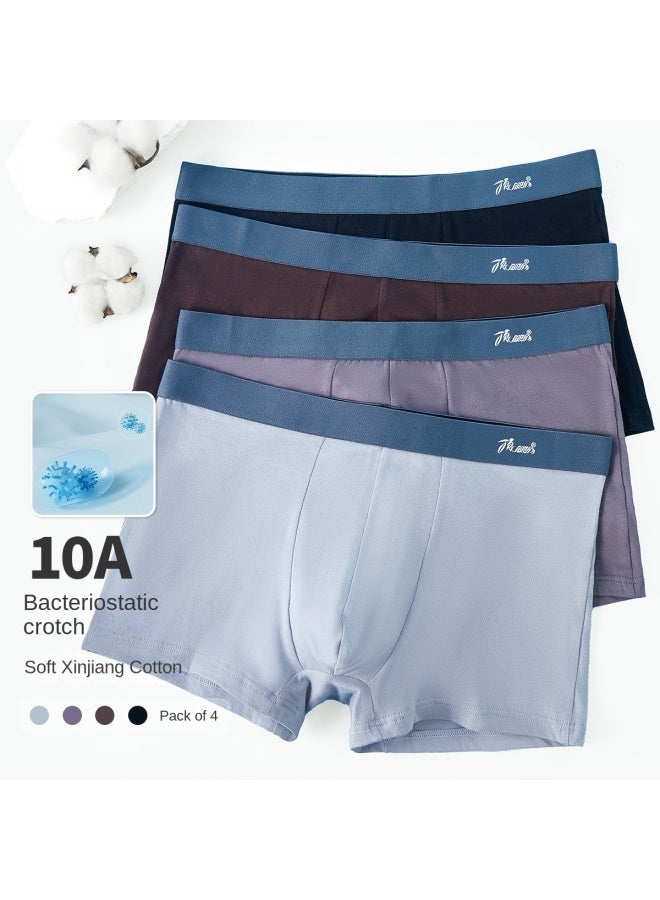 Top melon Pairs Of Men's Underwear [95% Long Staple Cotton, Antibacterial Gusset] Soft Stretch Cotton Breathable Boxer Briefs For Men - Image 2