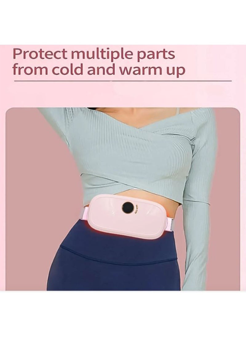 DANIM Rechargeable Smart Warm Palace Belt With Heating and vibrating Relieve Period Cramp Pain Menstrual Waist Belt for Cramp Period Care  - Image 2